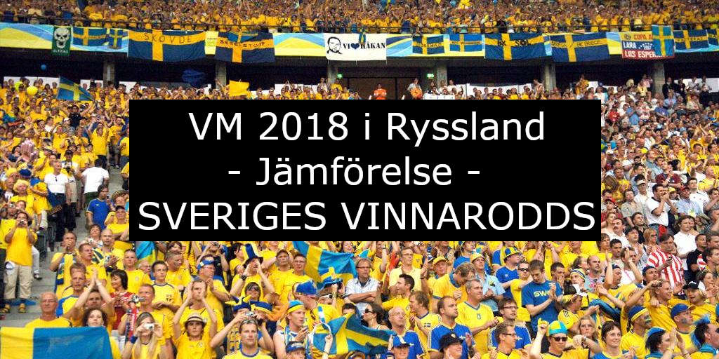 VM odds på Sverige